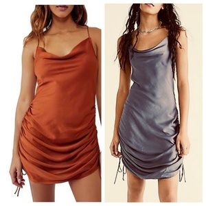 NWT Bundle Free People FP Intimately Day to Night slip dress ruched cowl set 2